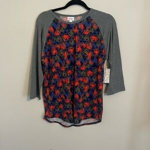 L Floral LuLaRoe Randy Tee